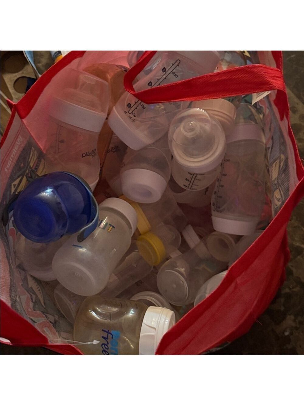 Colorful Baby Bottles Lot